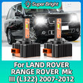LED D1S 80000Lm Car Headlight Bulb 1:1 HID Auto 6000K 90W For LAND ROVER RANGE ROVER Mk II