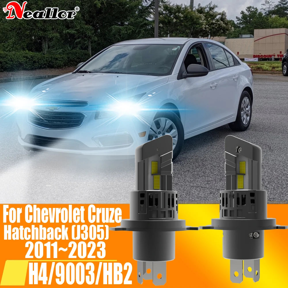 H4 HB2 9003 Led Headlight Canbus No Error Car Bulb High Power White Fog Light Diode Lamp 1