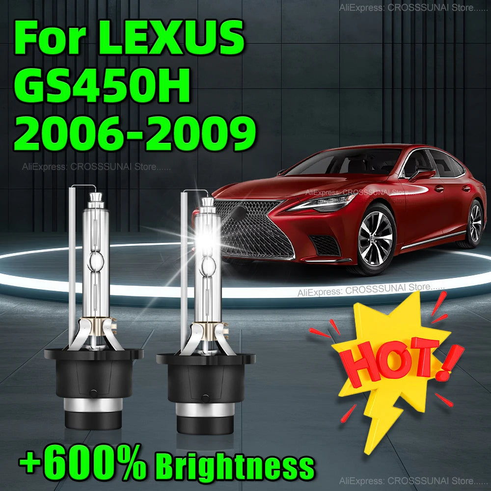 35W Xenon 6000K Auto Headlight Car Bulb Replacement Upgrade D4S 8000LM Light For LEXUS GS4