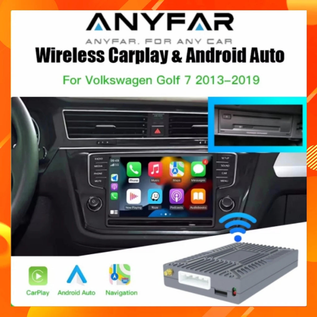 ANYFAR Wireless Carplay Android Auto For Volkswagen Golf 7 With MIBI System Multimedia Acc | AUTOKITSHOP