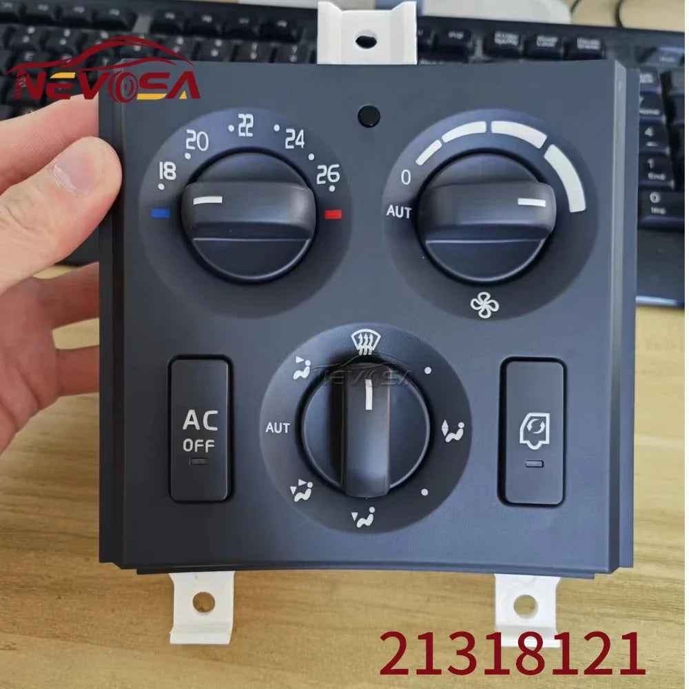 21318121 For Volvo Truck FH12 FH13 A/C Control Panel Switch with Temperature Sen for Volvo FH12 FH13 - Automotive LED Li
