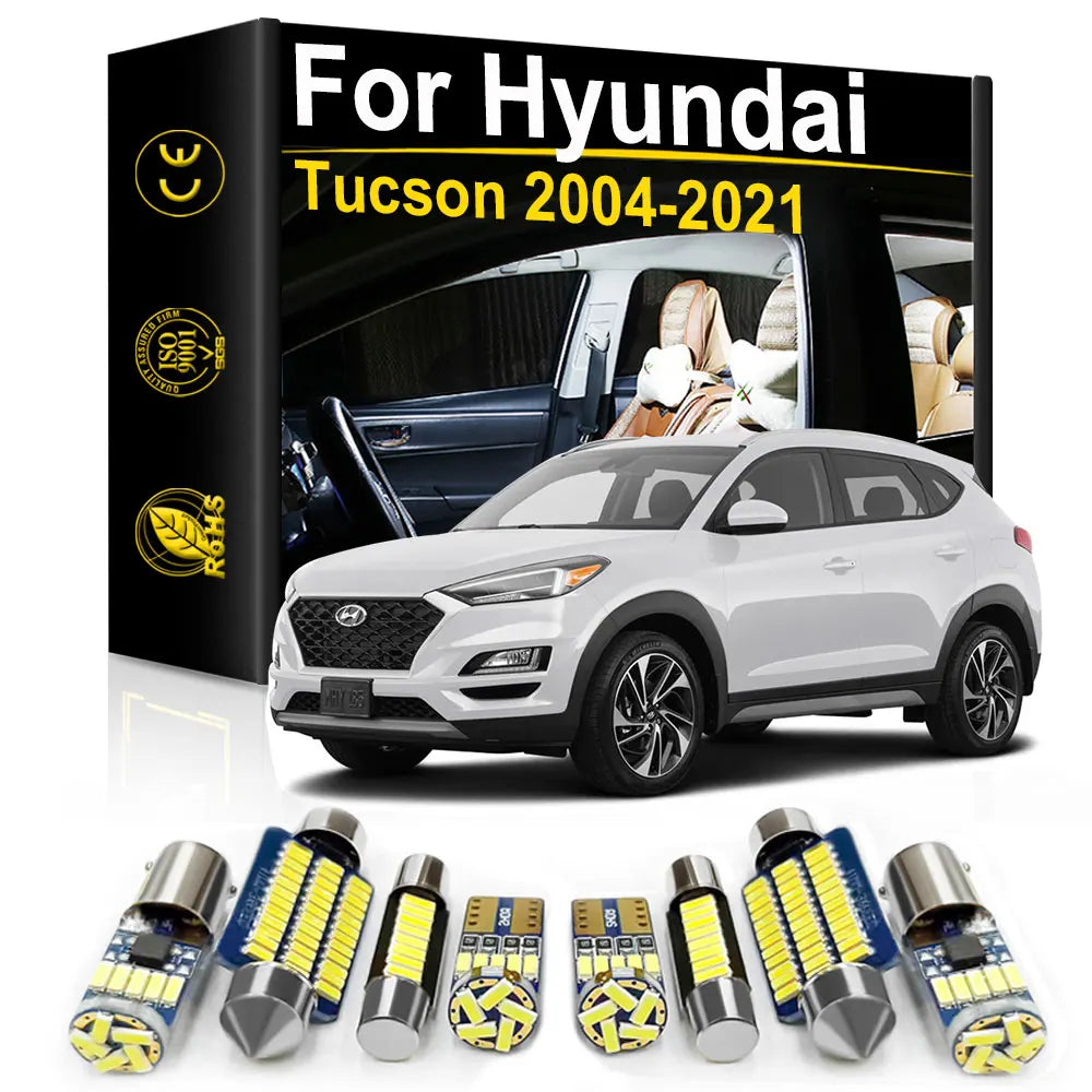 LED Interior Light Kit for Hyundai Tucson IX35 - Canbus Error-Free Bulbs | AUTOKITSHOP