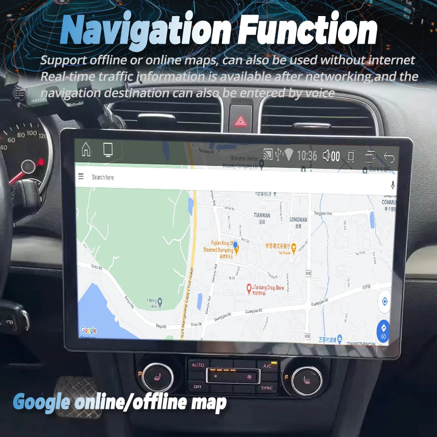 Android 14 Car Radio 13.3inch For Volkswagen Golf 6 Wireless Carplay Auto Radio Car Multim