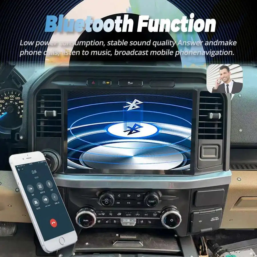 2025 NEW 13.3" Screen Andorid Car Radio For Ford Raptor F150 F250 F350 F450 F650 2015-2024 | AUTOKITSHOP
