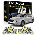 LED Interior Light Kit for Skoda Superb 3 2 1 Combi MK1 MK2 MK3 - Canbus Error-Free Bulbs | AUTOKITSHOP