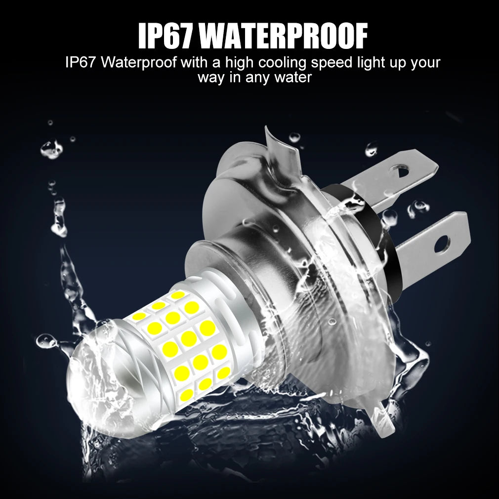 H4 Led Motorcycle Headlight LED BA20D H6 P15D Lamp LED Moto High/Low Beam Led Bulbs Lamp M