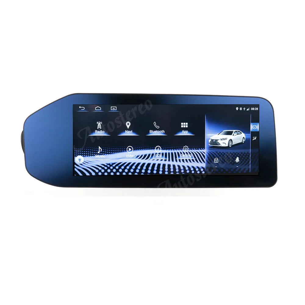 12.3 Inch 1920*720 Android13 Carplay Auto Stereo For Lexus ES 2013-2017 Car Multimedia Pla