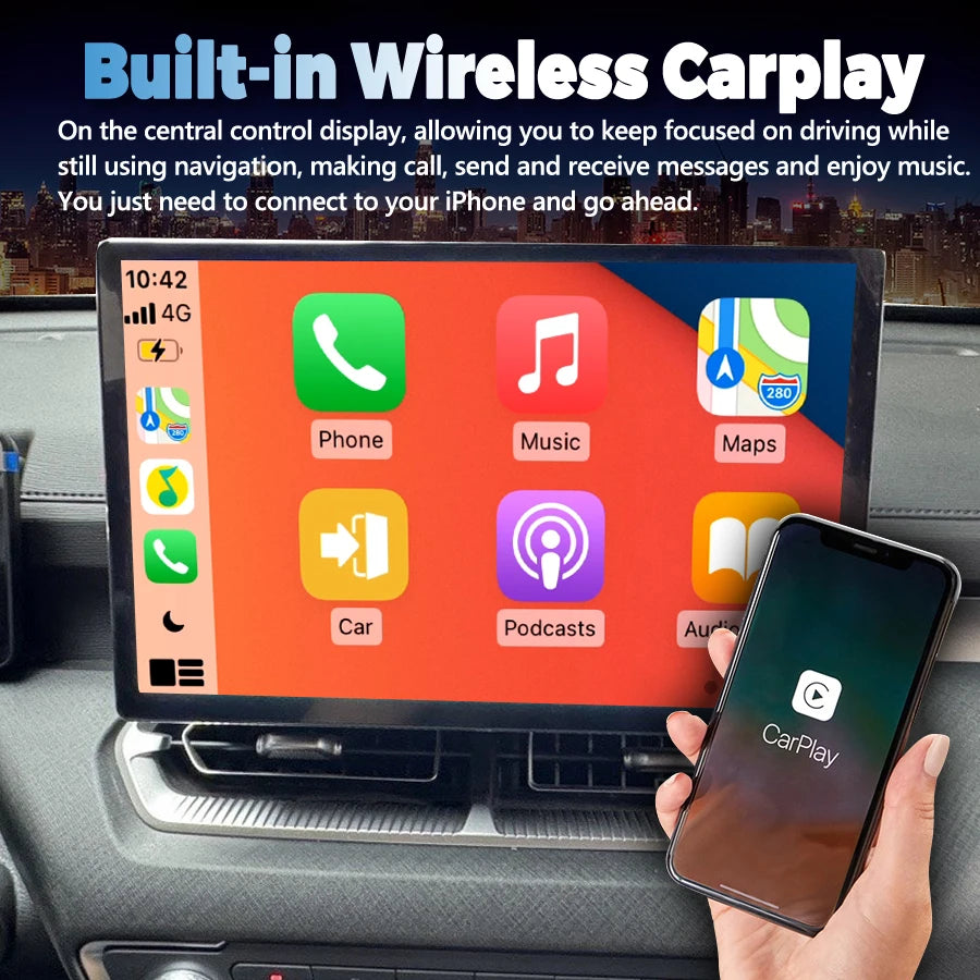 13.3Inch Screen For Great Wall Poer 2019-2023 Android Car Multimedia Video Player Navigati