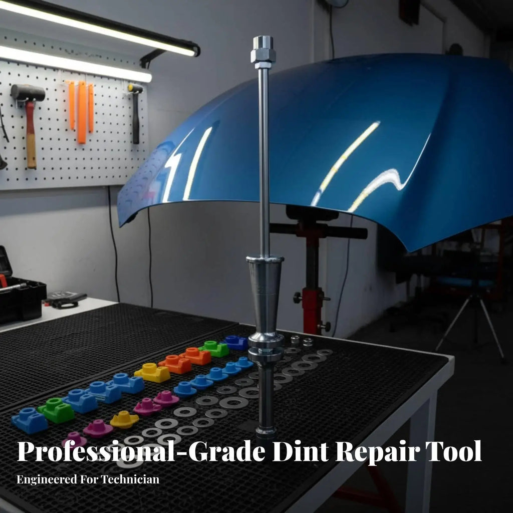 Dent puller slider, heavy weight, ergonomic design, paint-free - Automotive LED Light