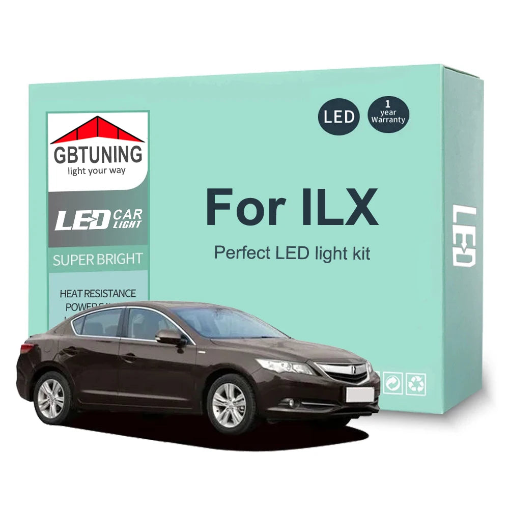 12-Piece LED Interior Light Kit for Acura ILX - Canbus Error-Free Bulbs | AUTOKITSHOP