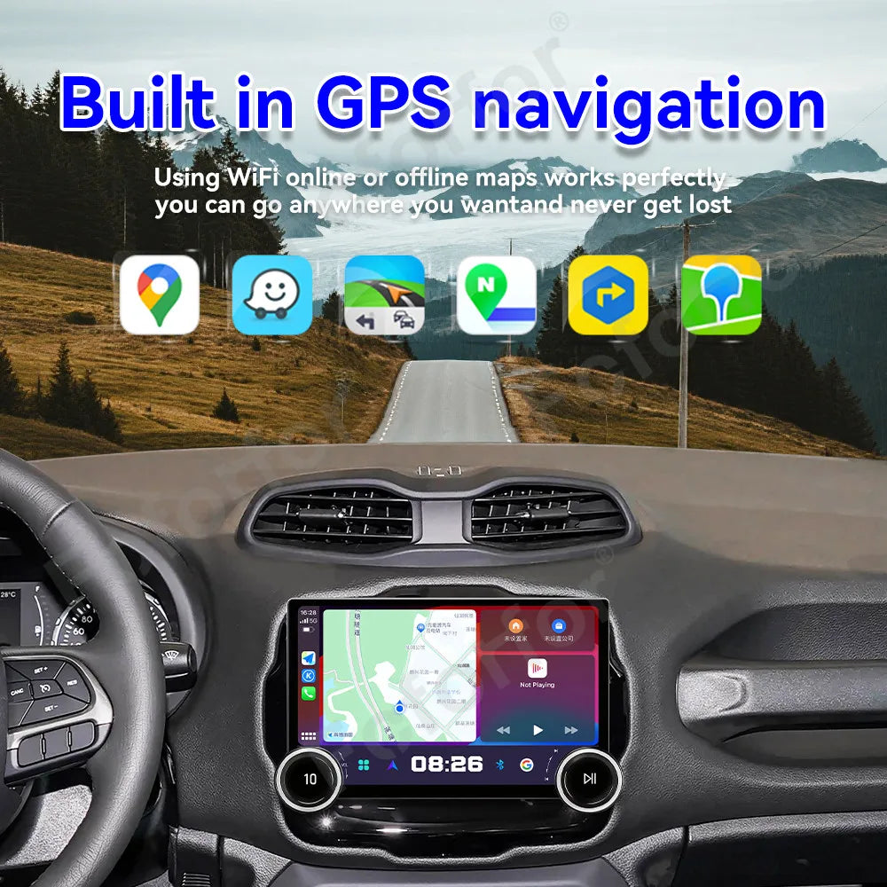 Premium HD Touch Screen Android 15 11.5 Inch Wireless CarPlay GPS Navigation Car Stereo He