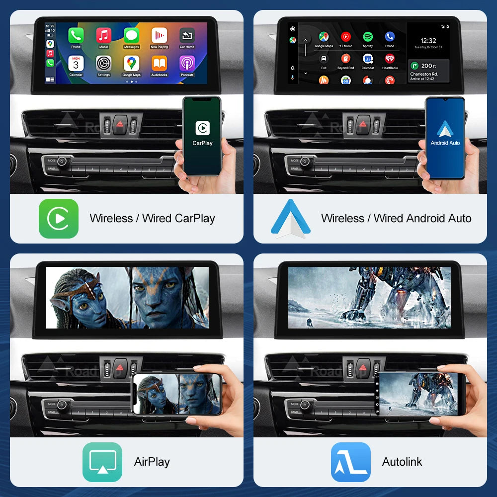 CN 10.25 Multimedia Display For BMW X1 F48 2015-2018 NBT Touch Screen Wireless Carplay And | AUTOKITSHOP