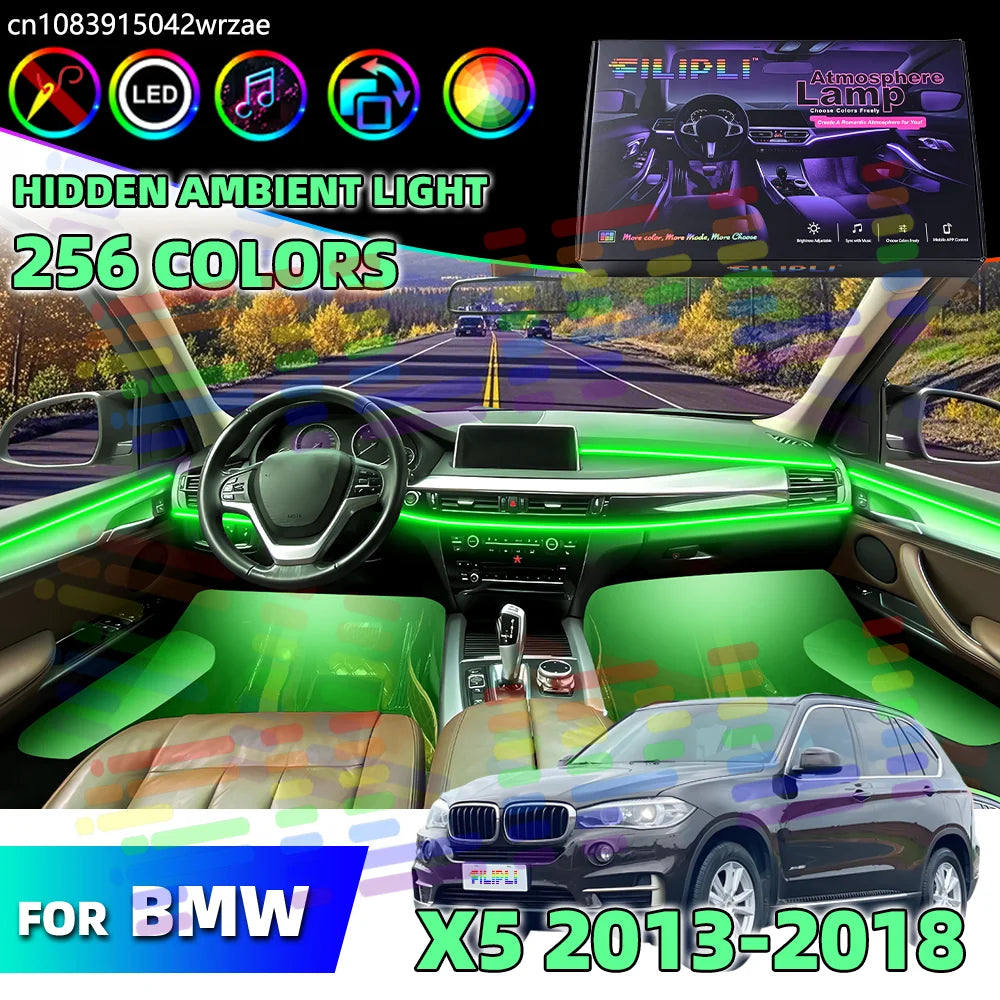 64 RGB - Ambient Light - for BMW F15 X5 - Car Interior Lighting | AUTOKITSHOP