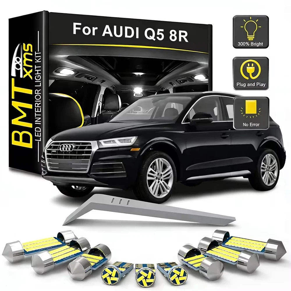 24-Piece LED Interior Light Kit for Audi Q5 8R - Canbus Error-Free Bulbs | AUTOKITSHOP