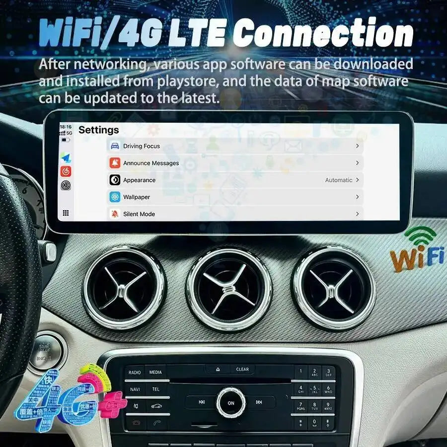 RoadTop For Mercedes Benz A Class GLA CLA 2013-2018 Car Radio Video Stereo GPS Navi Head U | AUTOKITSHOP