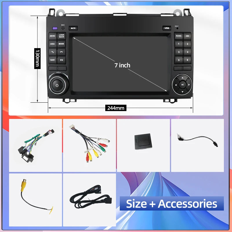 LED Interior Light Kit for Mercedes AClass W169 A180 - Canbus Error-Free Interior Bulbs