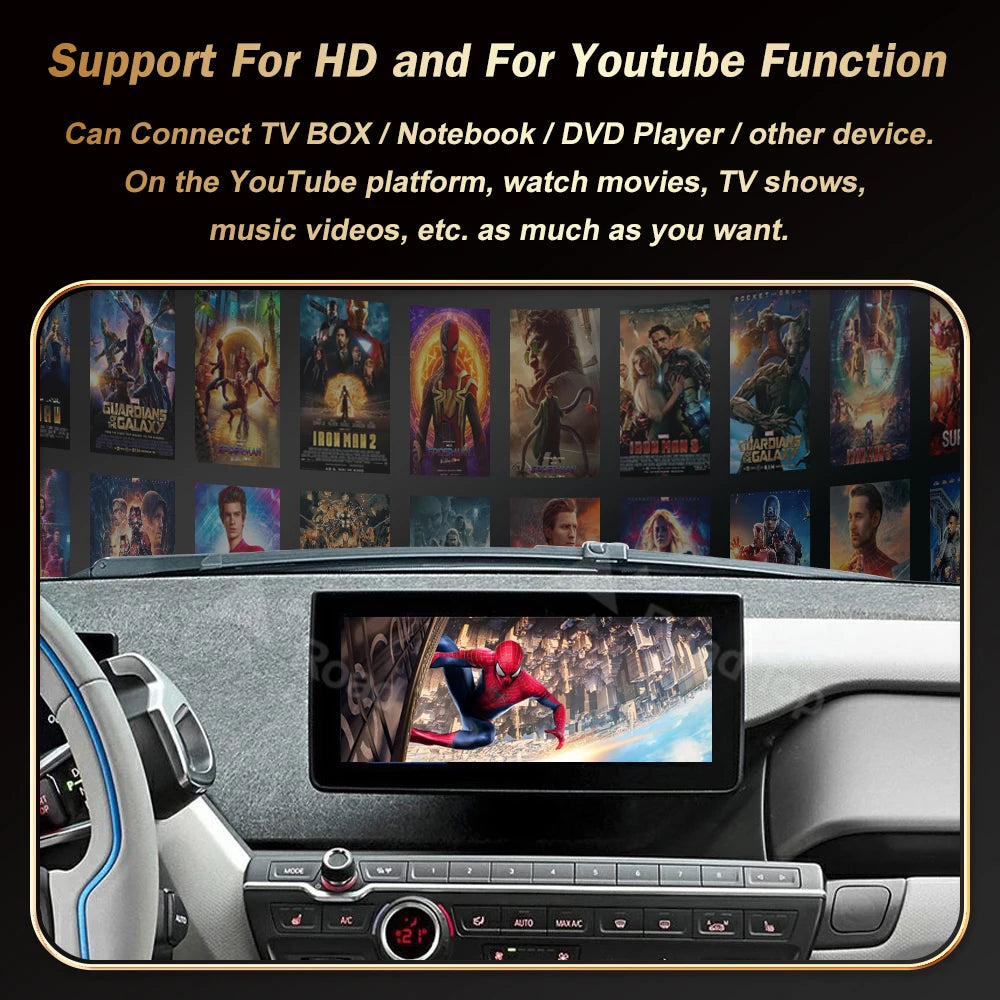 CN Wireless CarPlay for BMW i3 I01 NBT EVO System 2013 -2020, with Android Auto Mirror Lin