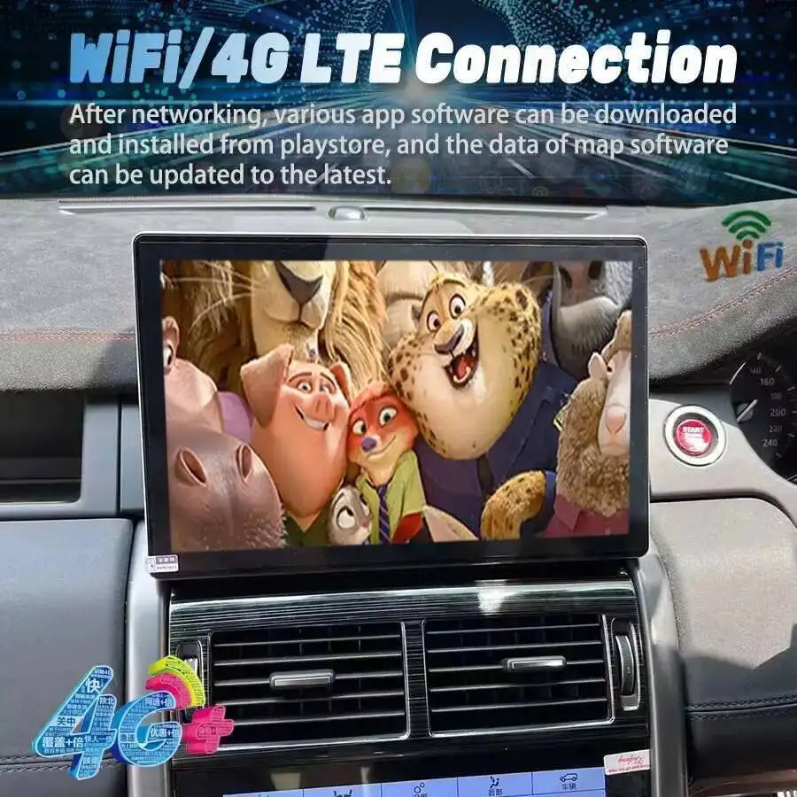 Stereo GPS Carplay Car Multimedia Autoradio Video Player Navigation Dual System For Land R