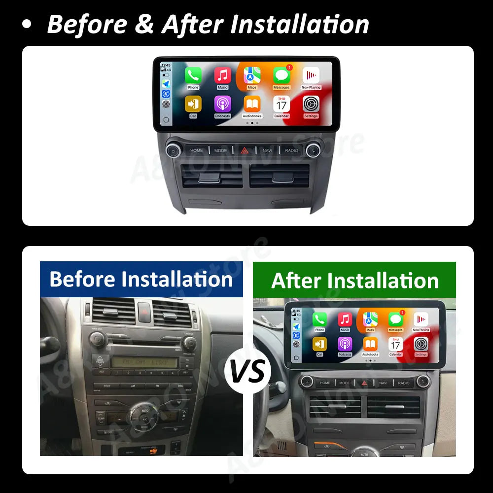 12.3 inch for Toyota Corolla 2007 2008 2009 2010 - 2013 Car Video Multimedia Player Ultra- | AUTOKITSHOP