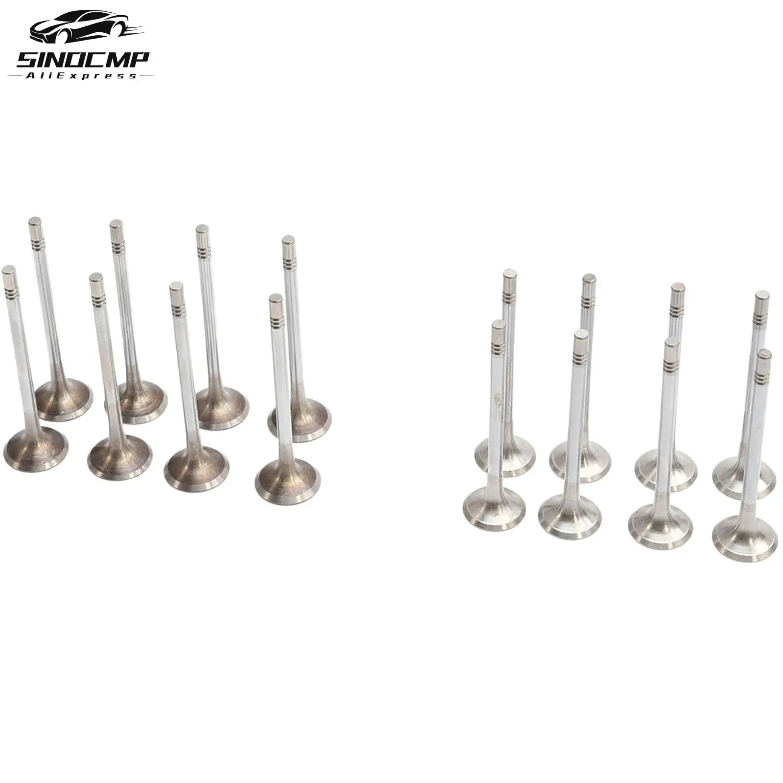 1Set 03L109601 03L109611 Exhaust Valve Set 8Pcs Inlet Valve & 8Pcs Exhaust Valve For TDl 2