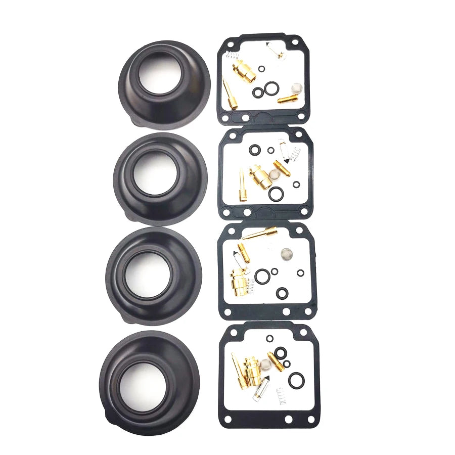 4sets/lot Carburetor Rebuild kit with diaphragm Vacuum for YAMAHA XJ550 1981-1983