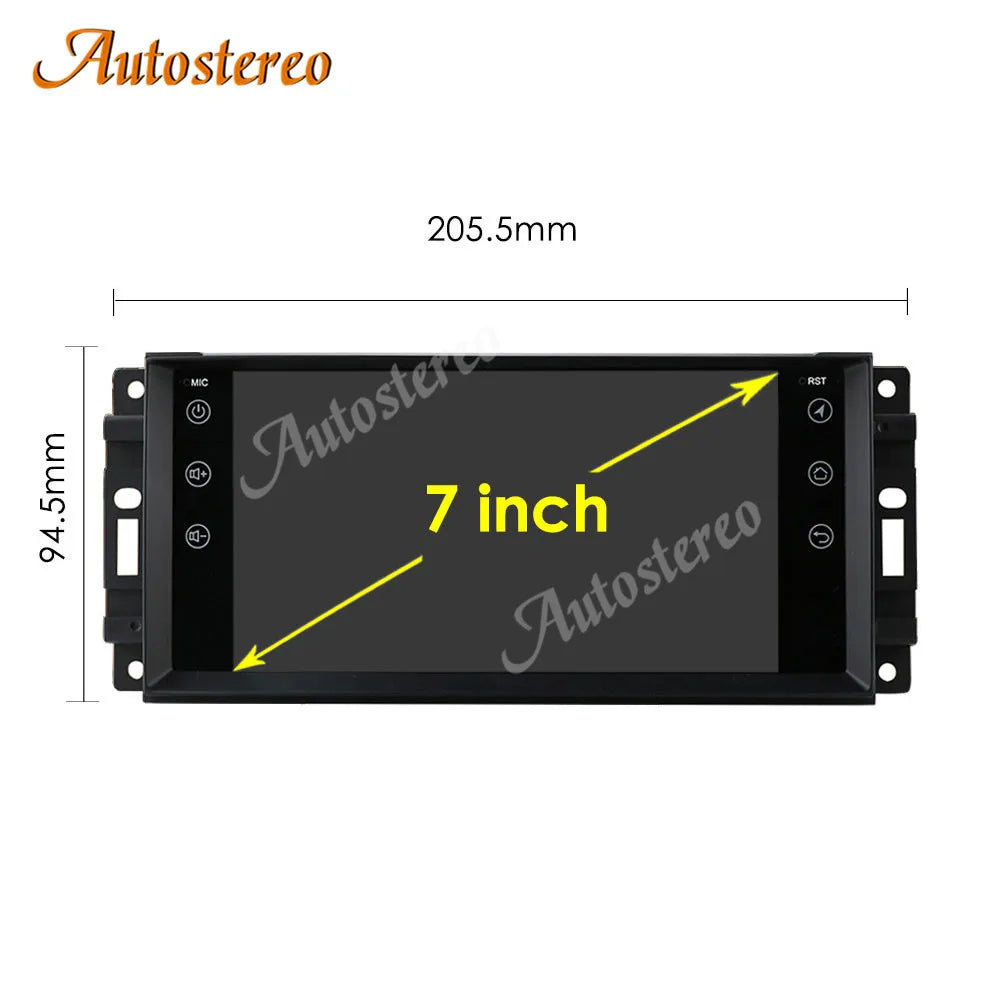Android 14.0 Car Stereo For Jeep Renegade/Patriot Multimedia GPS Navigation Auto Radio Hea