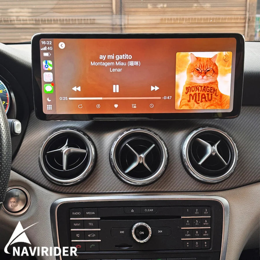 12.8inch 2400*960 Video For Mercedes Benz Gla CLA A Class C117 X117 W176 Android Car Radio