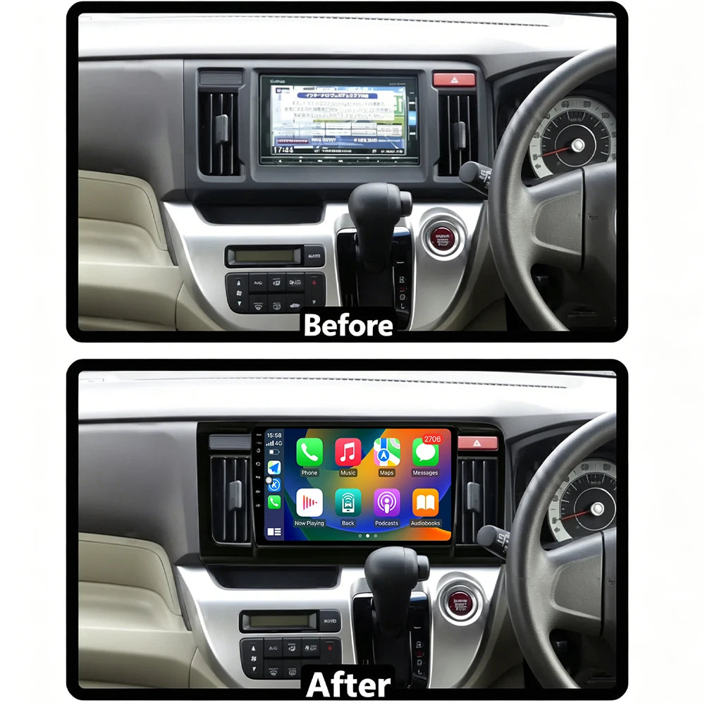 Car Radio Android 16 For Honda N-WGN 2013-2019 Carplay Stereo Head Unit Multimedia Video P