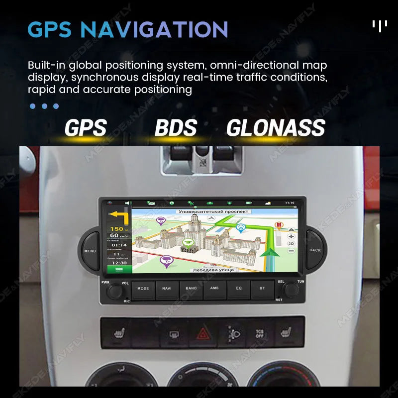 For Jeep Grand Cherokee Commander Wrangler Dodge Patriot Chrysler Journey Android 15 64GB