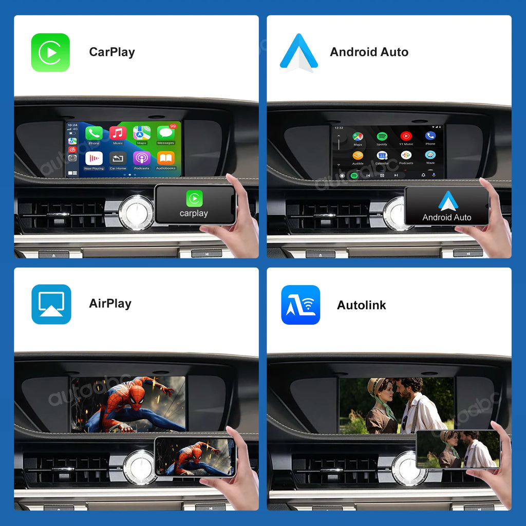 Wireless CarPlay Android Auto Interface for Lexus NX RX IS ES GS RC CT LS LX LC UX with Kn | AUTOKITSHOP
