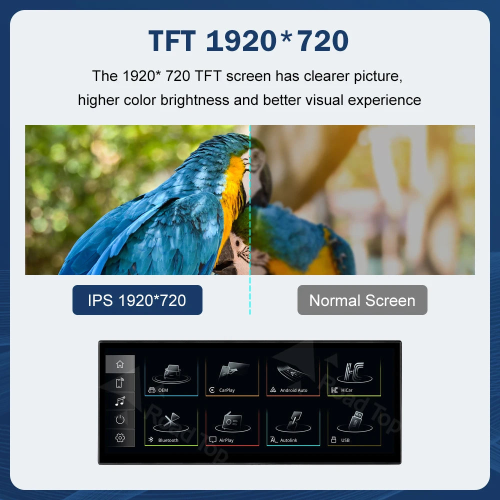 12.3 Inch Touch Screen Multimedia Display for Audi Q3 2013-2018 with Airplay Miracast Wire | AUTOKITSHOP