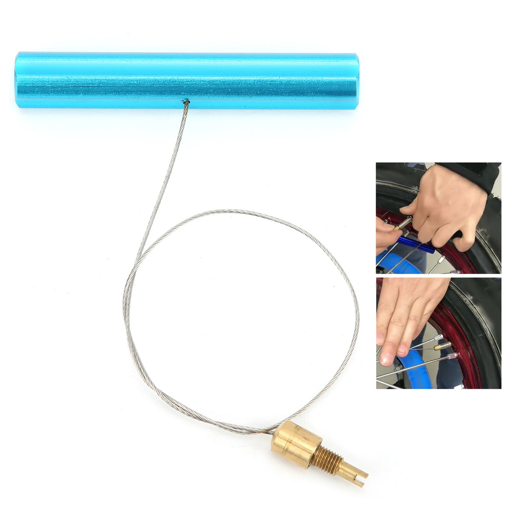 Motorcycle Air Valve Puller Tube Tire Stem Tool Bicycles Components Tire Valve Lever Installatio - Automotive LED Light