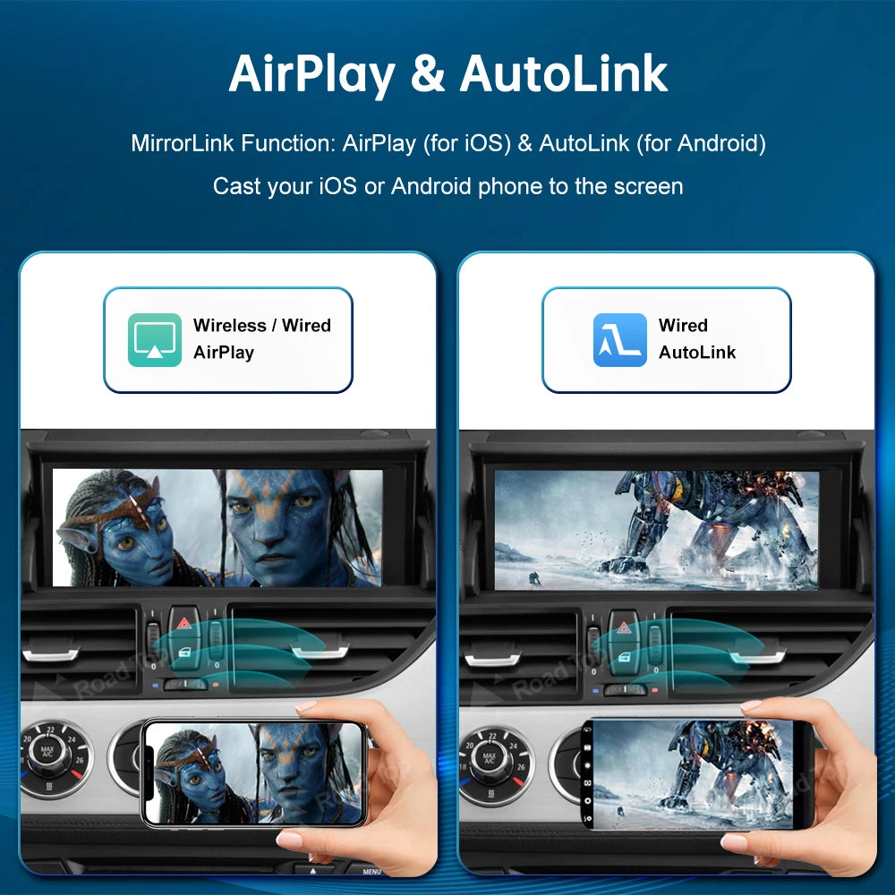 Road Top Wireless CarPlay Android Auto for BMW Z4 E89 CIC EVO System 2009-2018, with Airpl | AUTOKITSHOP