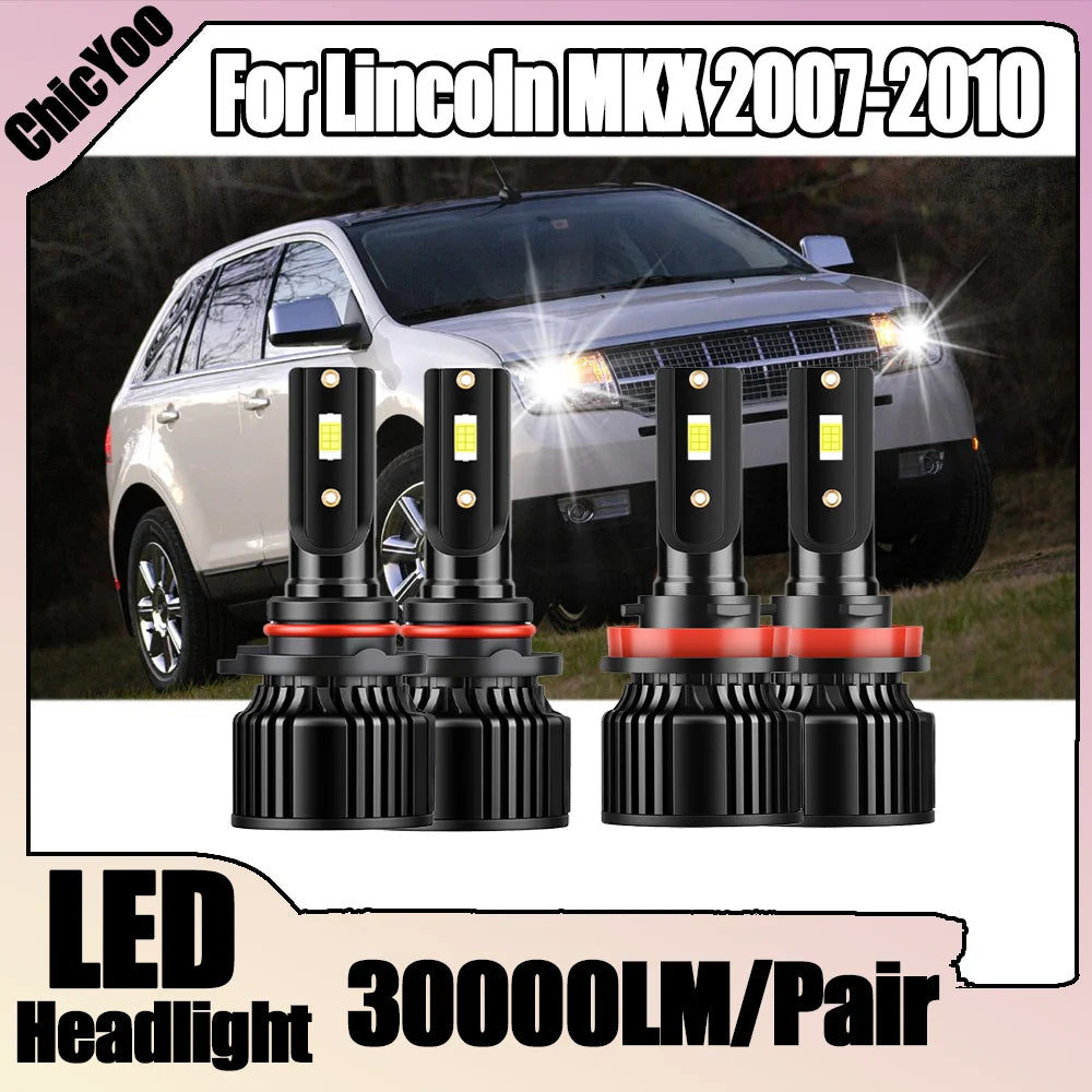 High Low Beam 9005 H11 LED Headlight Bulbs 30000LM 150W High Power 6000K White LED Fogligh