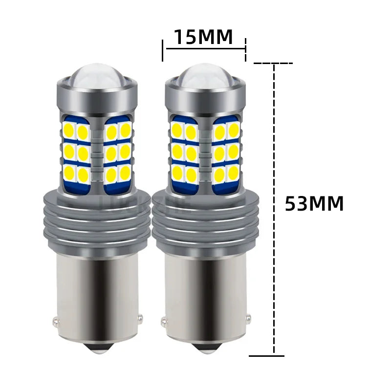 2-Piece LED Interior Light Kit for Citroen Berlingo Saxo Xantia Xsara Car LED Reverse Backup Light Blubs No Error Lam...