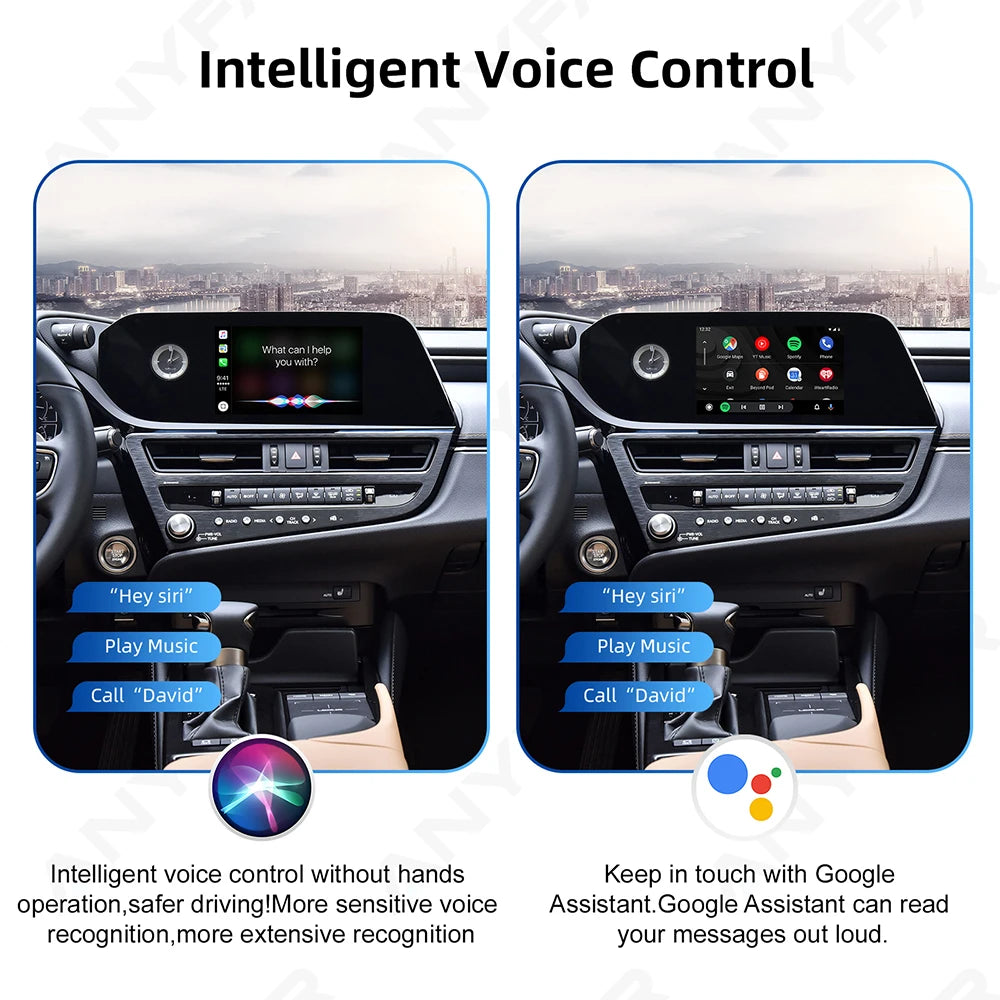 Wireless CarPlay for Lexus NX RX IS ES GS RC CT LS LX LC UX GX, 2012-2022 Android Auto Mir