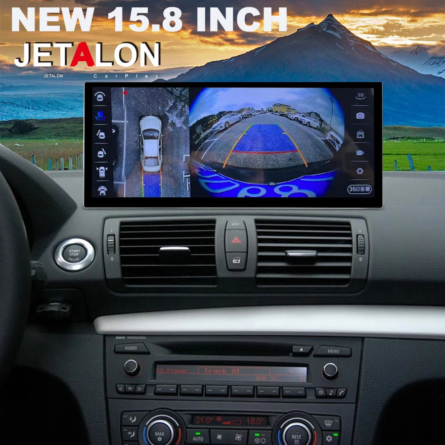 15.8 Inch Carplay Android 15 For BMW 1 Series E87 X3 E83 2006-2011 Original Screen Car Mul