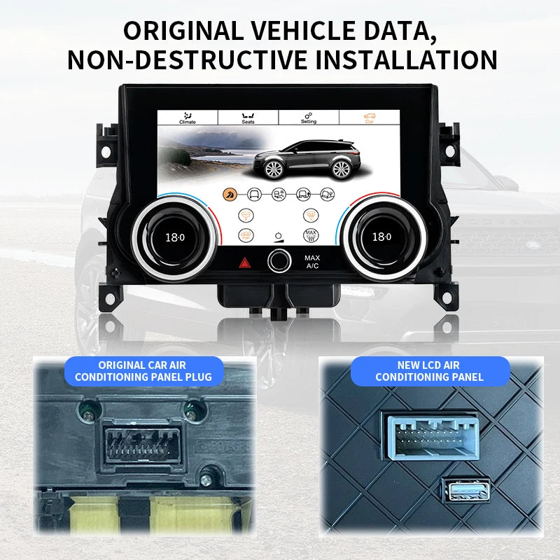 7inch Newest HD AC Panel Climate For Land Rover Evoque L551 L538 2012-2018 Air Condition B