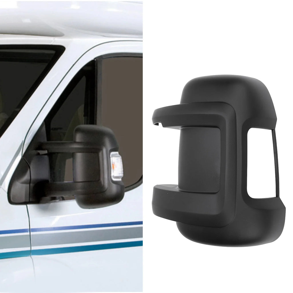 Car Rearview Mirror Cover Cap Protective High Strength Side Mirror Cover Trim for Ducato 250 200 - Automotive LED Light