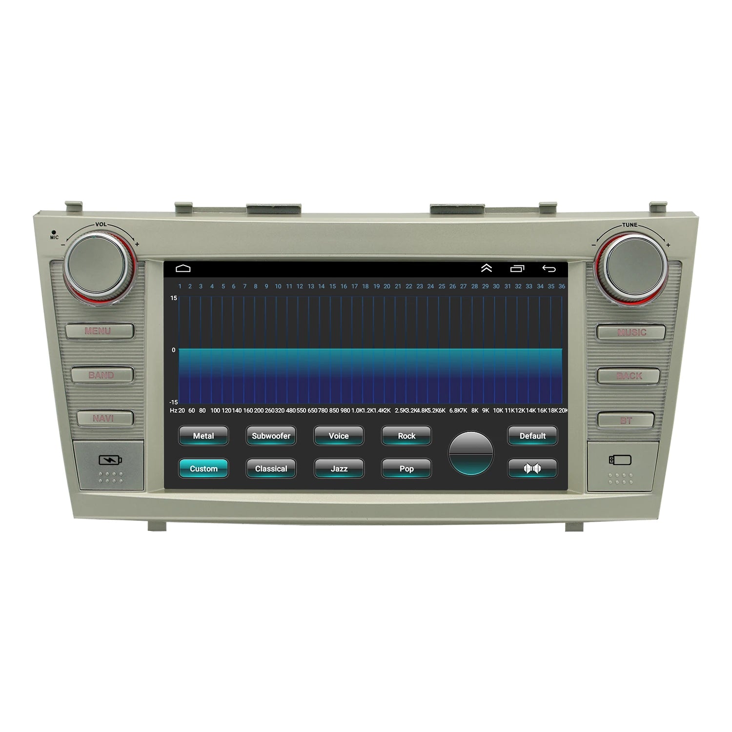 12.3" Car Radio GPS Android 14 Touch Screen with Wireless CarPlay Android Auto DSP WiFi BT Mirroring for Camry 2006-2011