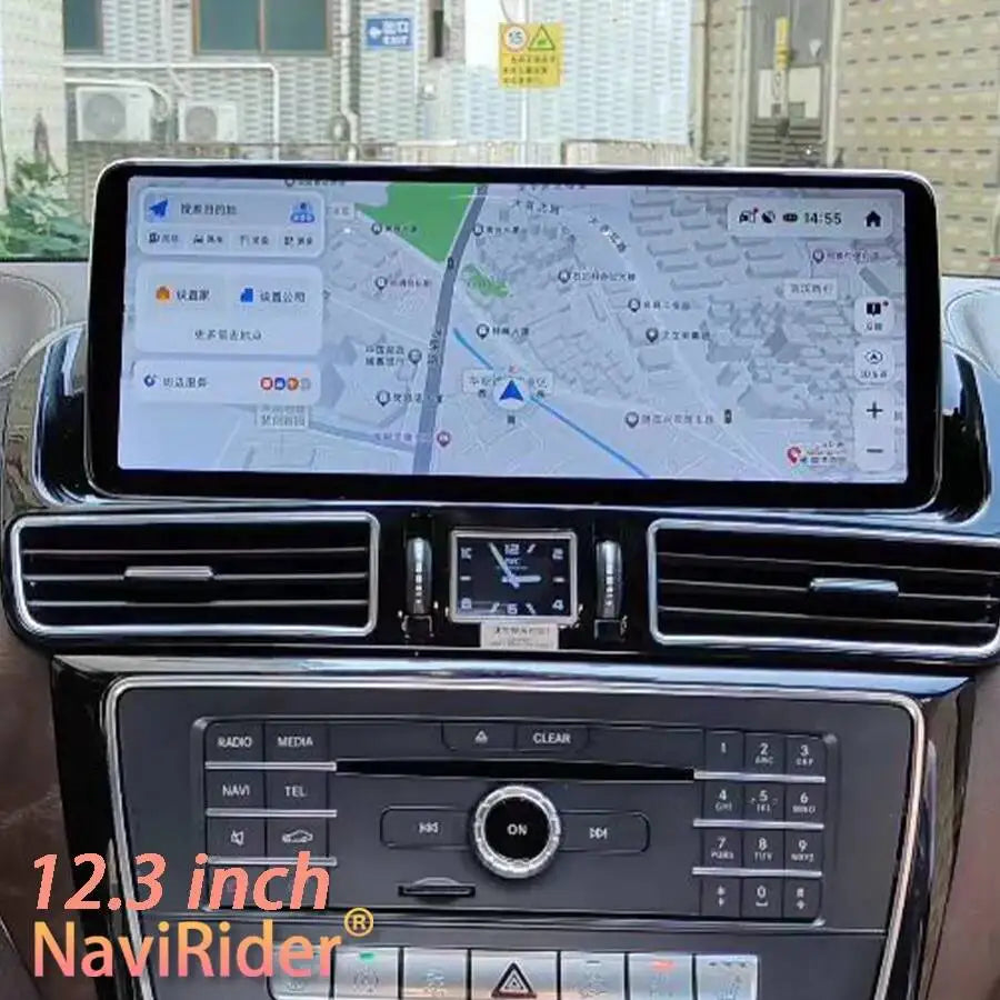For Mercedes Benz GLS X166 2016-2018 NTG5.0 NTG5.1 12.3 Inch Linux System Carplay Android