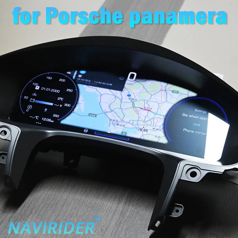 12.3inch For Porsche Panamera 2010-2016 Car LCD Digital Cluster Panel With Carplay Cockpit