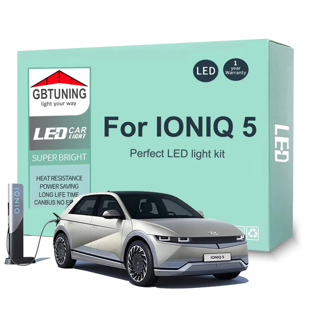 4-Piece LED Interior Light Kit for Hyundai IONIQ 5 - Canbus Error-Free Bulbs | AUTOKITSHOP