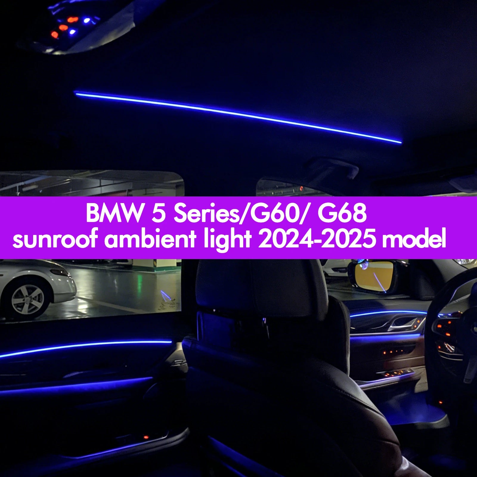RGB - Ambient Light - for BMW G60 G68 2024-2025 - Car Interior Lighting