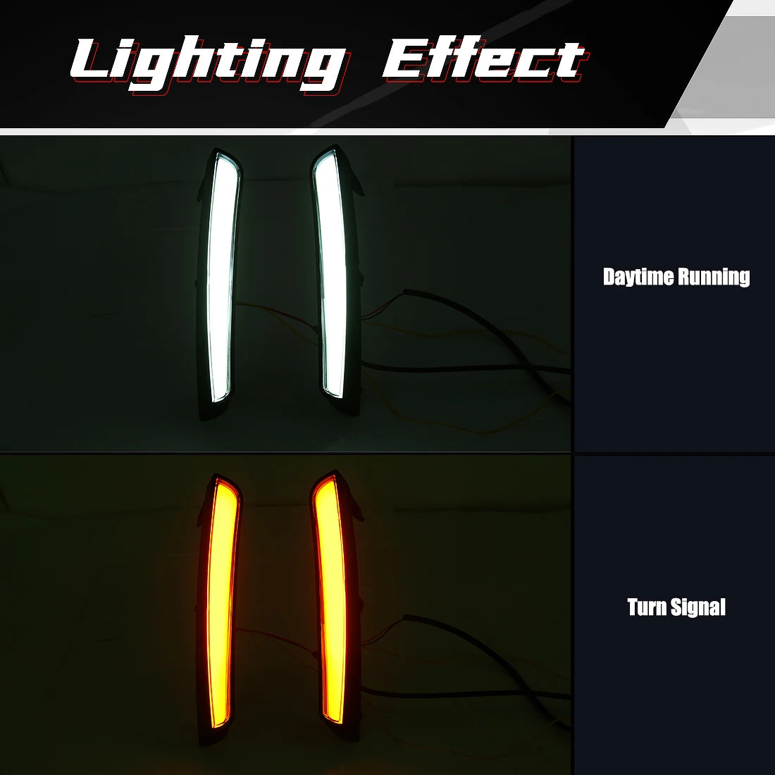 For Toyota Camry 2024 2025 9th Gen LED DRL Daytime Running Lights Turn Signal Lamps White  | AUTOKITSHOP