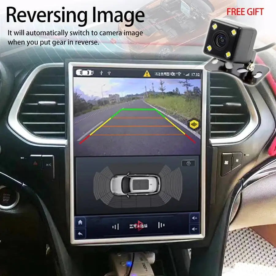 2din Android 15 Multimedia Video Player For GAC Trumpchi GS4 2010-2017 Vertical 12.1'' Scr