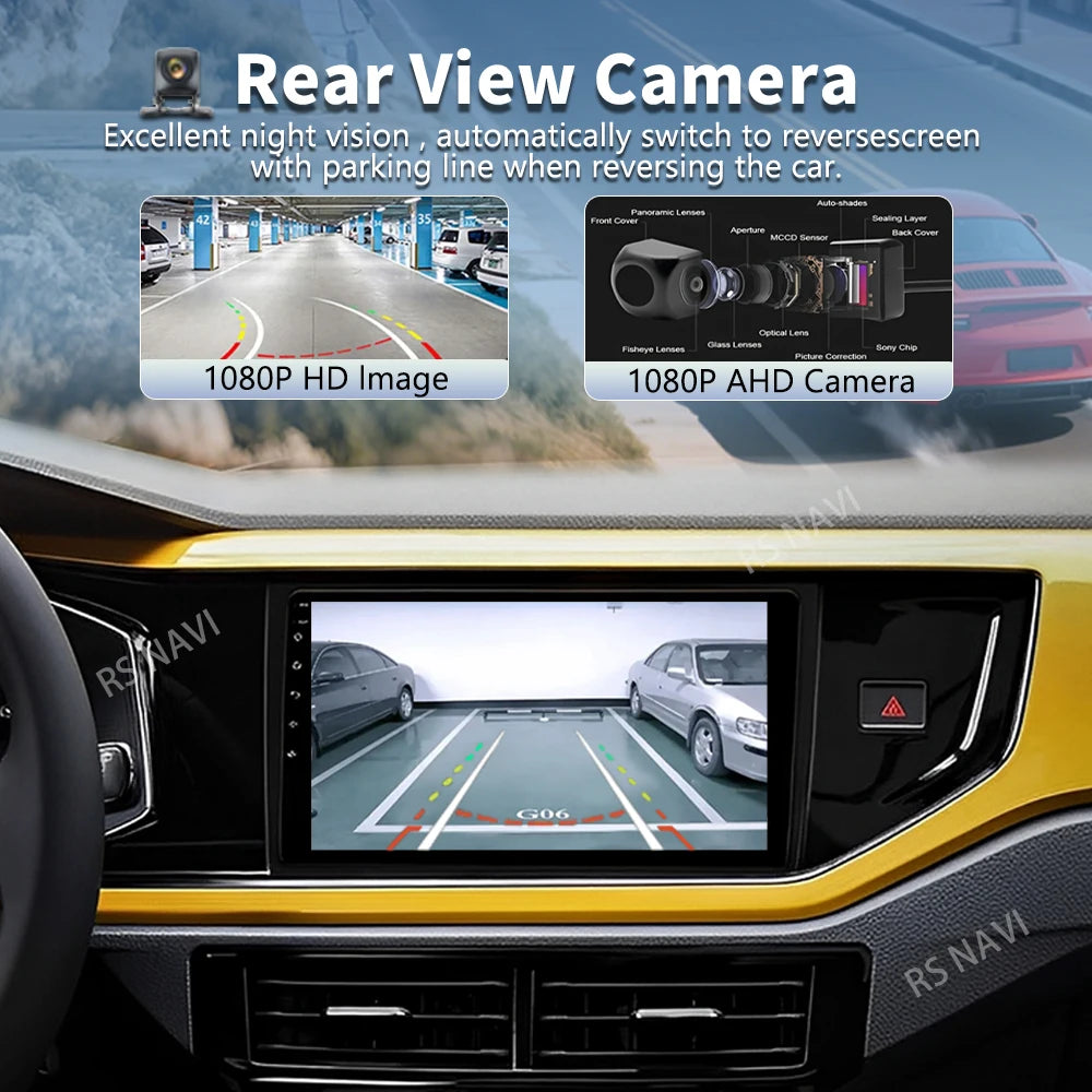 Android 16 For VW Volkswagen MQB POLO VI Jetta MK7 T6 2015 - 2021 Stereo Car Radio Multime