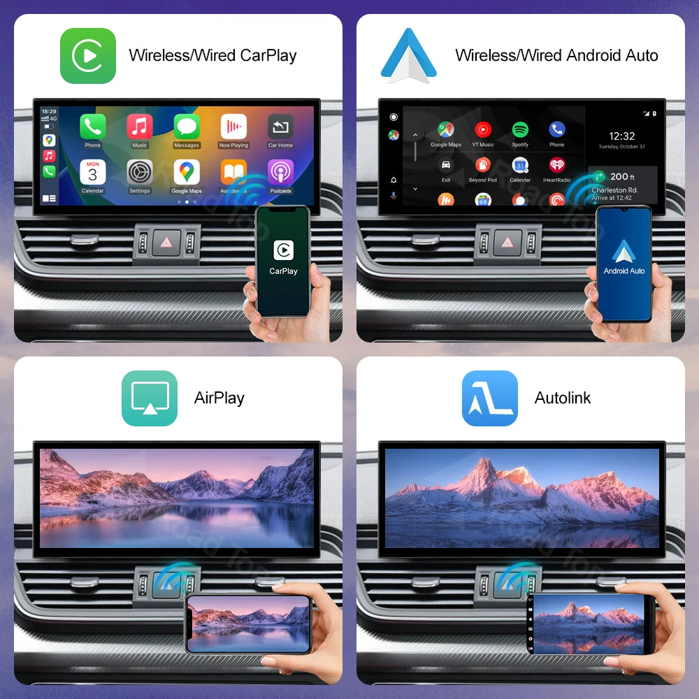 Wireless CarPlay Multimedia Display Screen For Audi Q5 2018-2019 Car Radio GPS Naviagation | AUTOKITSHOP