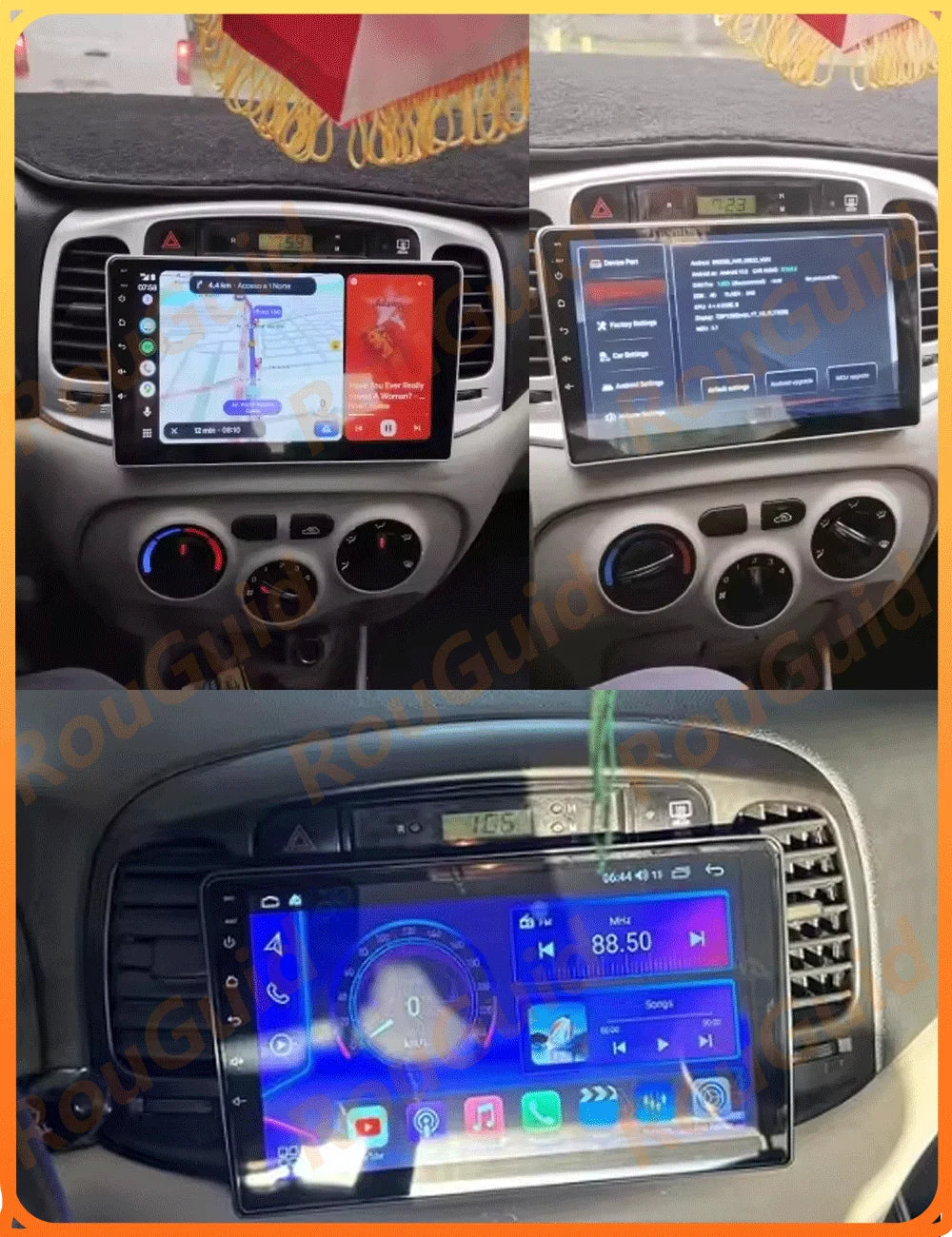 Carplay Android 16 For Hyundai Accent 3 2006 2007 2008 - 2011 Multimedia Player Bluetooth  | AUTOKITSHOP