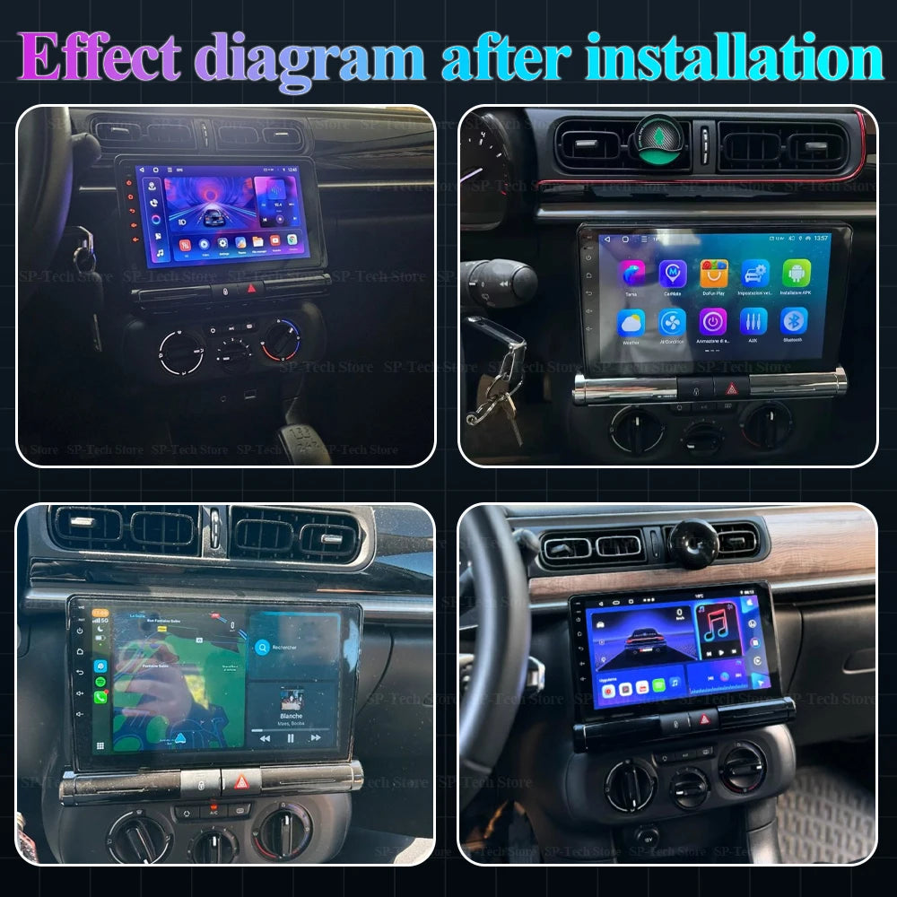 For Citroen C3 C4 Aircorss (brazil) 2017 - 2023 Android 16 Car Radio Gps Video Autoradio N | AUTOKITSHOP